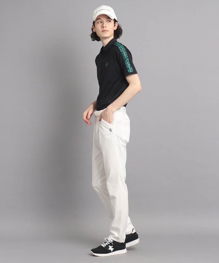 アダバット(メンズ)(adabat(Men))の【日本製】ショルダーロゴデザイン 半袖ポロシャツ21