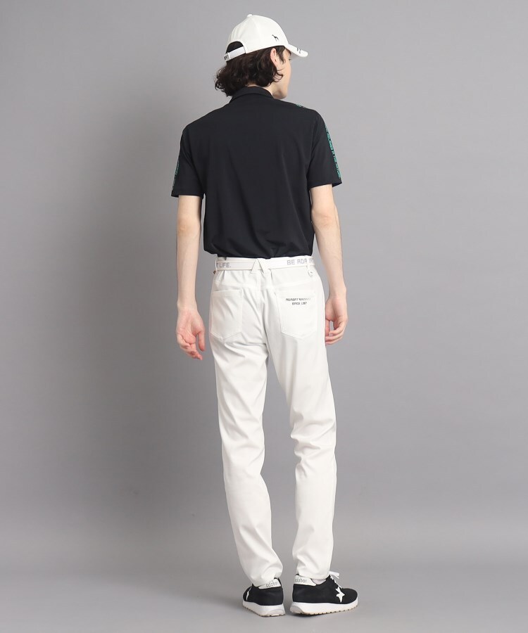 アダバット(メンズ)(adabat(Men))の【日本製】ショルダーロゴデザイン 半袖ポロシャツ22