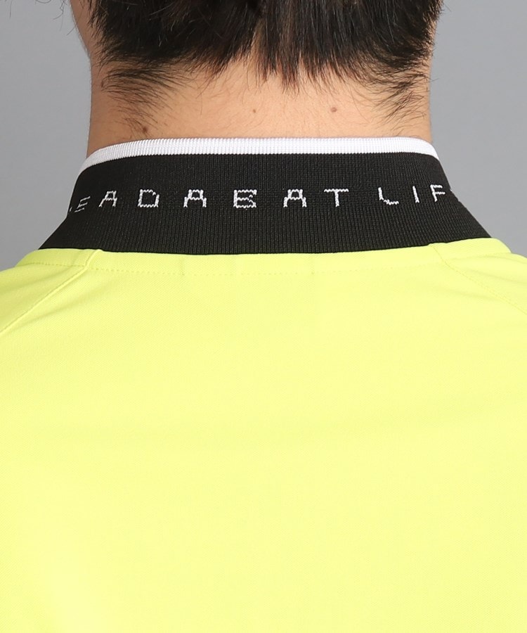 アダバット(メンズ)(adabat(Men))の【UVカット/防透け】変形ネックデザイン ハーフジッププルオーバー32