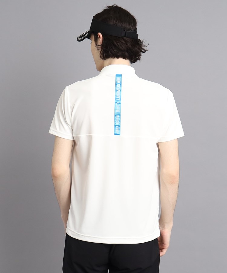 アダバット(メンズ)(adabat(Men))の【日本製】ロゴデザイン ハーフジップ半袖プルオーバー11