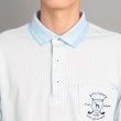 アダバット(メンズ)(adabat(Men))の【UVカット/吸水速乾】ストライプデザイン ポケットあり 長袖ポロシャツ20