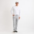 アダバット(メンズ)(adabat(Men))の【UVカット／吸水速乾】ロゴデザイン 長袖モックネックプルオーバー2
