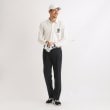 アダバット(メンズ)(adabat(Men))の【吸湿発熱】エンブレムロゴデザイン 長袖ポロシャツ3