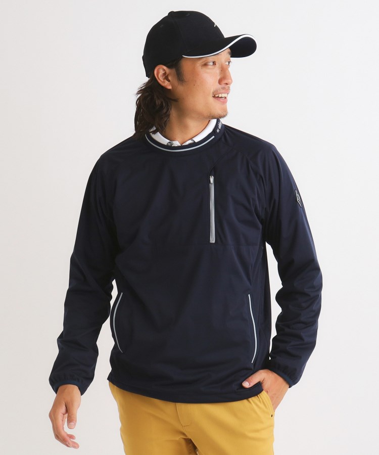 撥水/防風/セットアイテム】クルーネックアウター・フルジップ 撥水/防風/セットアイテム】クルーネックアウター・フルジップ