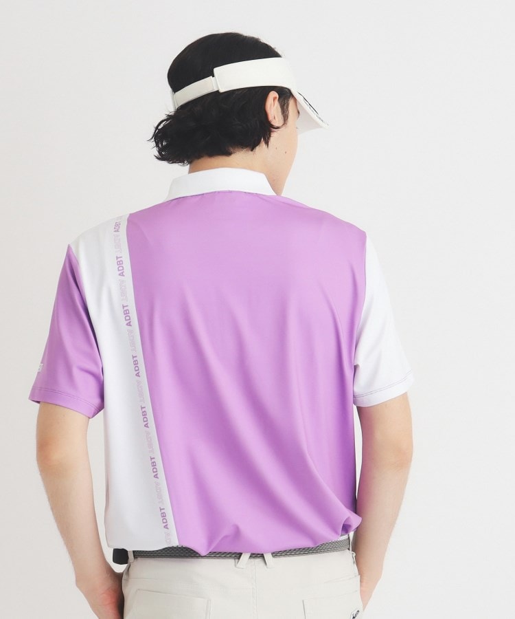 アダバット(メンズ)(adabat(Men))の【ADBT】ツートーンカラーデザイン 半袖ポロシャツ9