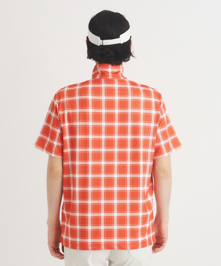 アダバット(メンズ)(adabat(Men))の【ADBT】チェックデザイン 半袖ハーフジッププルオーバー15