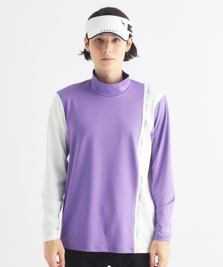 アダバット(メンズ)(adabat(Men))の【ADBT】ツートーンカラーデザイン 長袖モックネックプルオーバー16