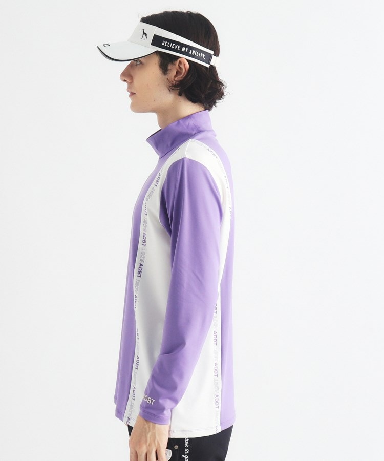 アダバット(メンズ)(adabat(Men))の【ADBT】ツートーンカラーデザイン 長袖モックネックプルオーバー17