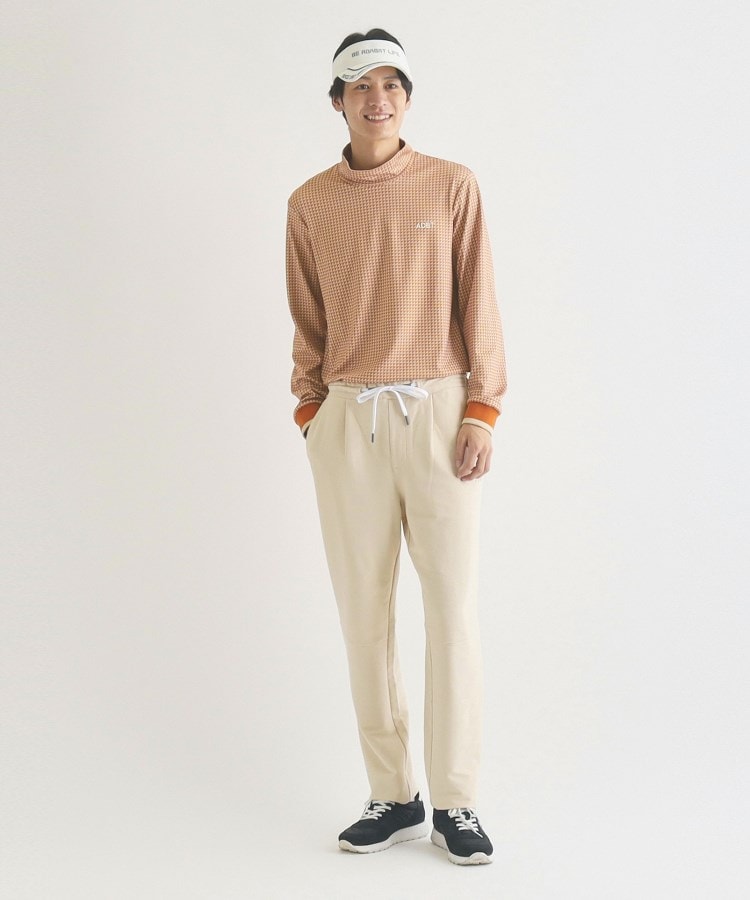 アダバット(メンズ)(adabat(Men))の【ADBT】 幾何学デザイン リブ袖 長袖モックネックプルオーバー12