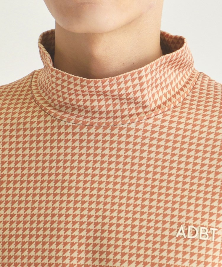 アダバット(メンズ)(adabat(Men))の【ADBT】 幾何学デザイン リブ袖 長袖モックネックプルオーバー19