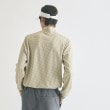 アダバット(メンズ)(adabat(Men))の【ADBT】 幾何学デザイン リブ袖 長袖モックネックプルオーバー6