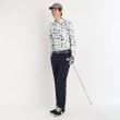 アダバット(メンズ)(adabat(Men))のゴルフマップデザイン 長袖ポロシャツ3