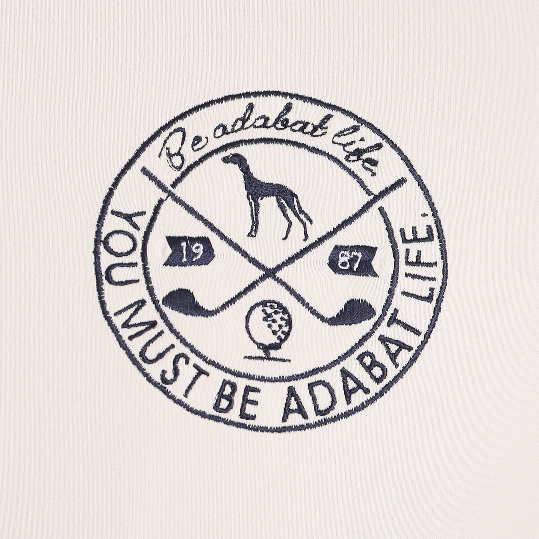 アダバット(メンズ)(adabat(Men))のロゴデザイン 長袖ハーフジッププルオーバー11