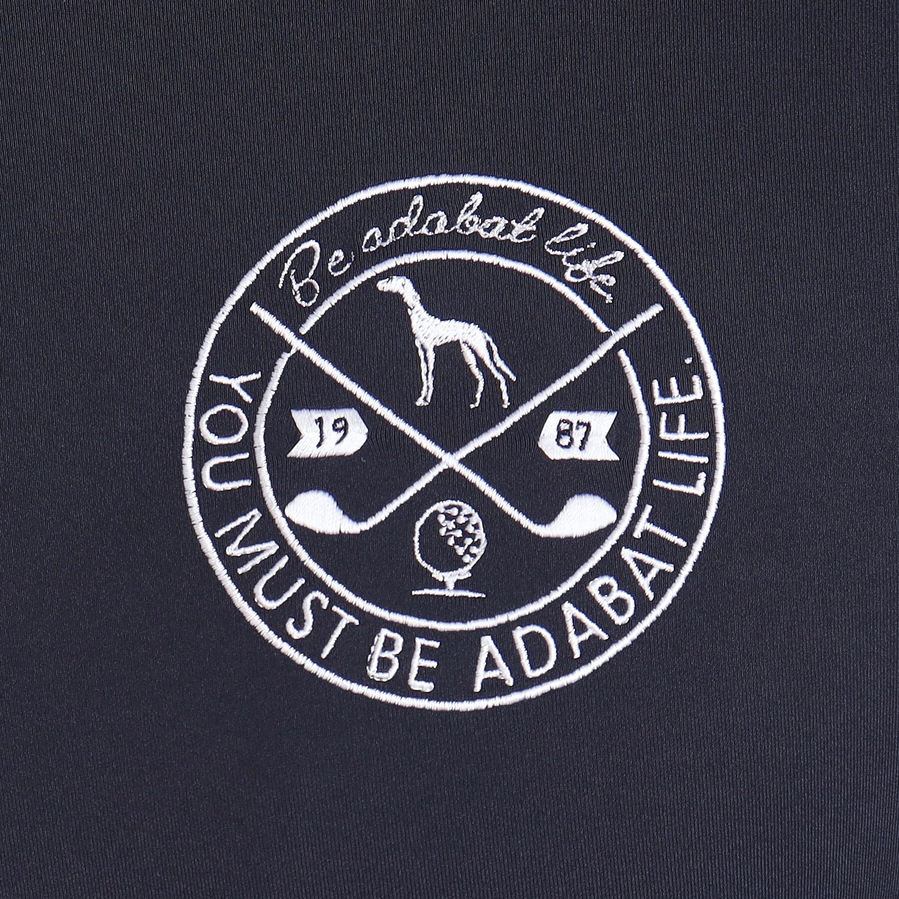 アダバット(メンズ)(adabat(Men))のロゴデザイン 長袖ハーフジッププルオーバー10