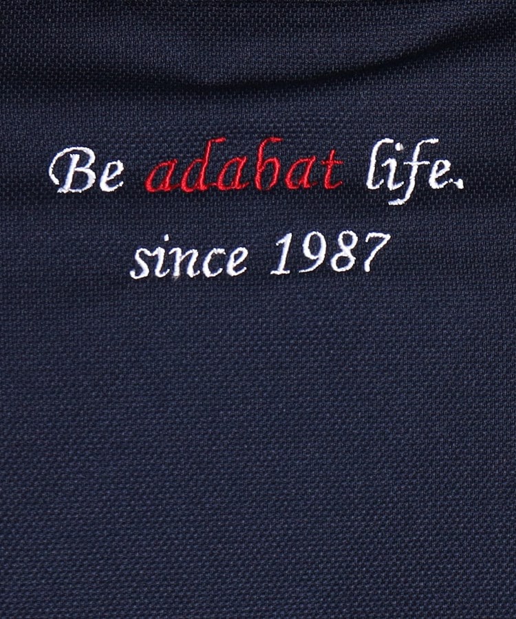 アダバット(メンズ)(adabat(Men))の【UVカット/吸水速乾】ロゴデザイン 半袖ポロシャツ16