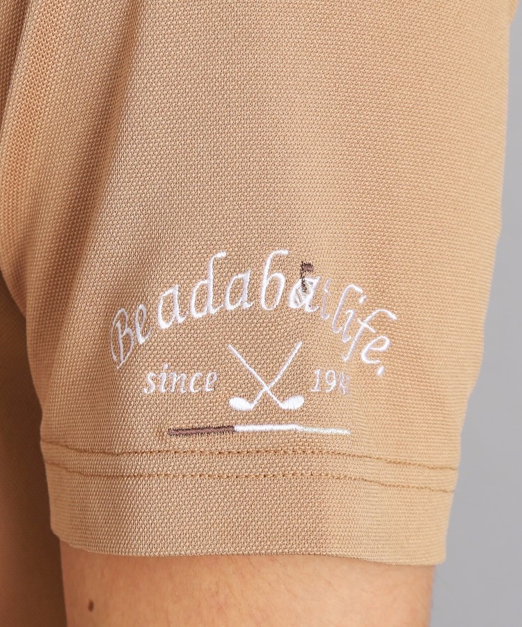 アダバット(メンズ)(adabat(Men))の【UVカット/吸水速乾】ロゴデザイン 半袖ポロシャツ20