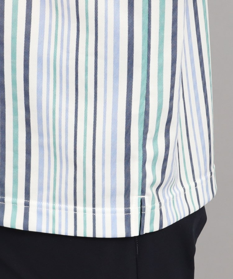 アダバット(メンズ)(adabat(Men))の【UVカット/吸水速乾】ストライプデザイン ポケットあり 半袖ポロシャツ16