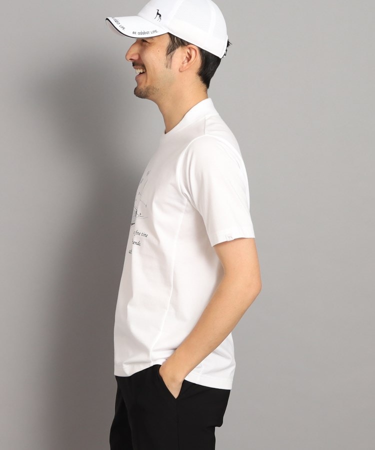アダバット(メンズ)(adabat(Men))のギア ロゴデザイン 半袖Tシャツ1