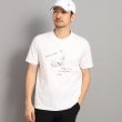 アダバット(メンズ)(adabat(Men))のギア ロゴデザイン 半袖Tシャツ ホワイト(001)