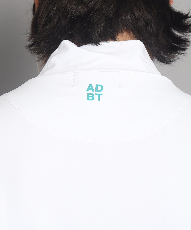 アダバット(メンズ)(adabat(Men))のロゴデザイン モックネック長袖プルオーバー4