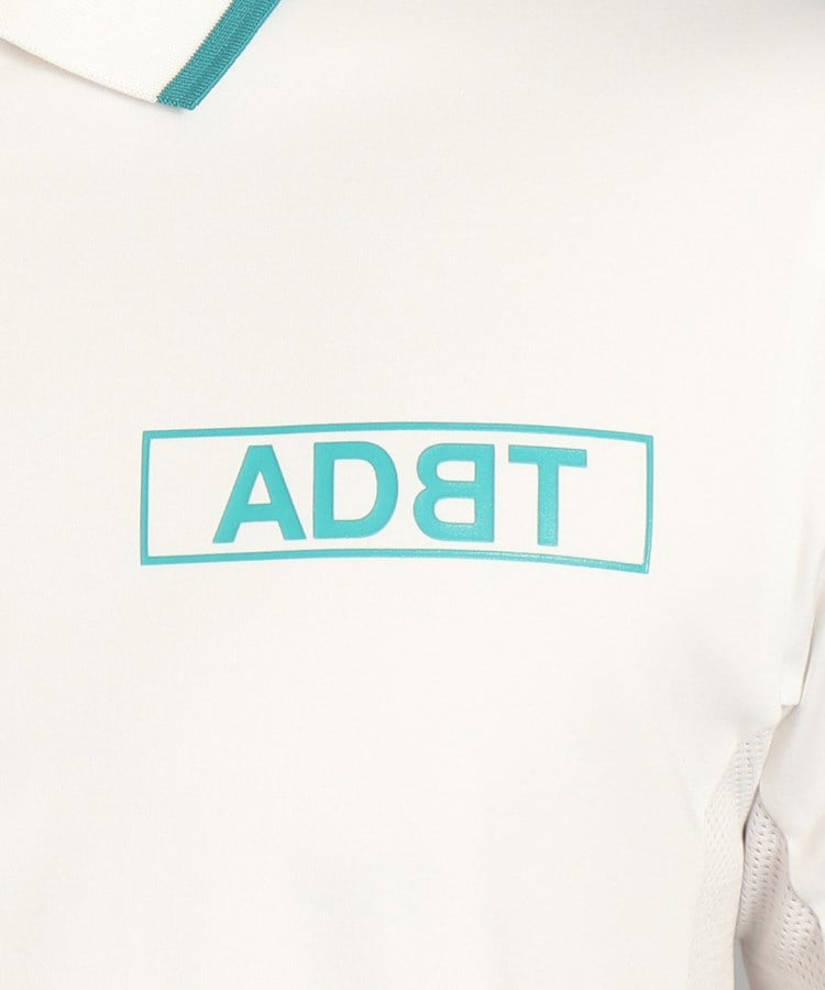 アダバット(メンズ)(adabat(Men))の【ADBT】メッシュ切り替え ハーフジップ半袖ポロシャツ5