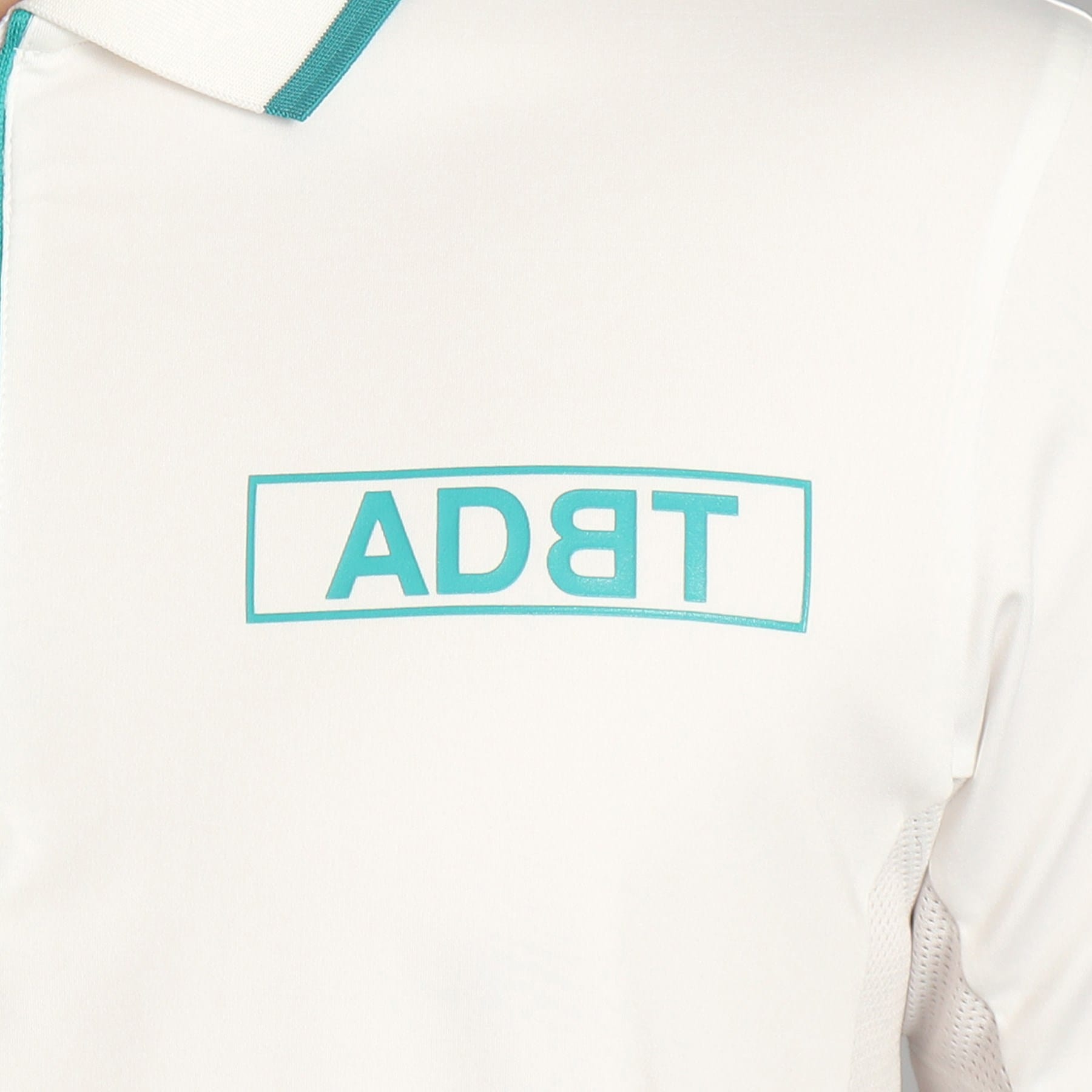 アダバット(メンズ)(adabat(Men))の【ADBT】メッシュ切り替え ハーフジップ半袖ポロシャツ5