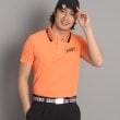 アダバット(メンズ)(adabat(Men))の【ADBT】ロゴデザイン 半袖ポロシャツ オレンジ(067)