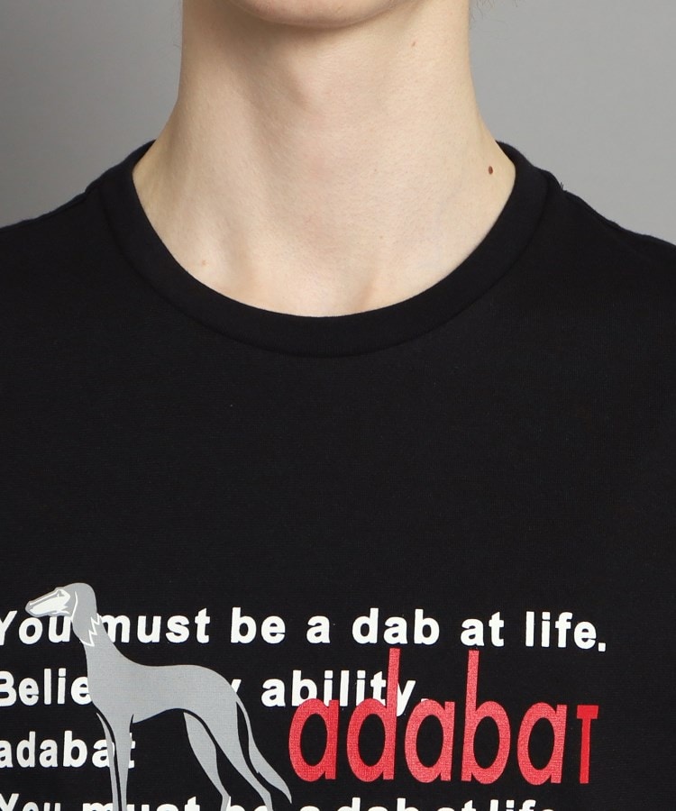 アダバット(メンズ)(adabat(Men))のサルーキロゴデザイン 半袖Tシャツ12