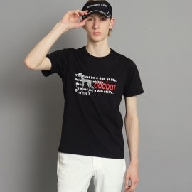 アダバット(メンズ)(adabat(Men))のサルーキロゴデザイン 半袖Tシャツ