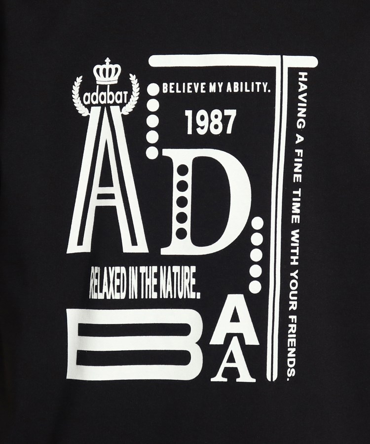 アダバット(メンズ)(adabat(Men))のロゴデザイン組み合わせ 半袖Tシャツ8