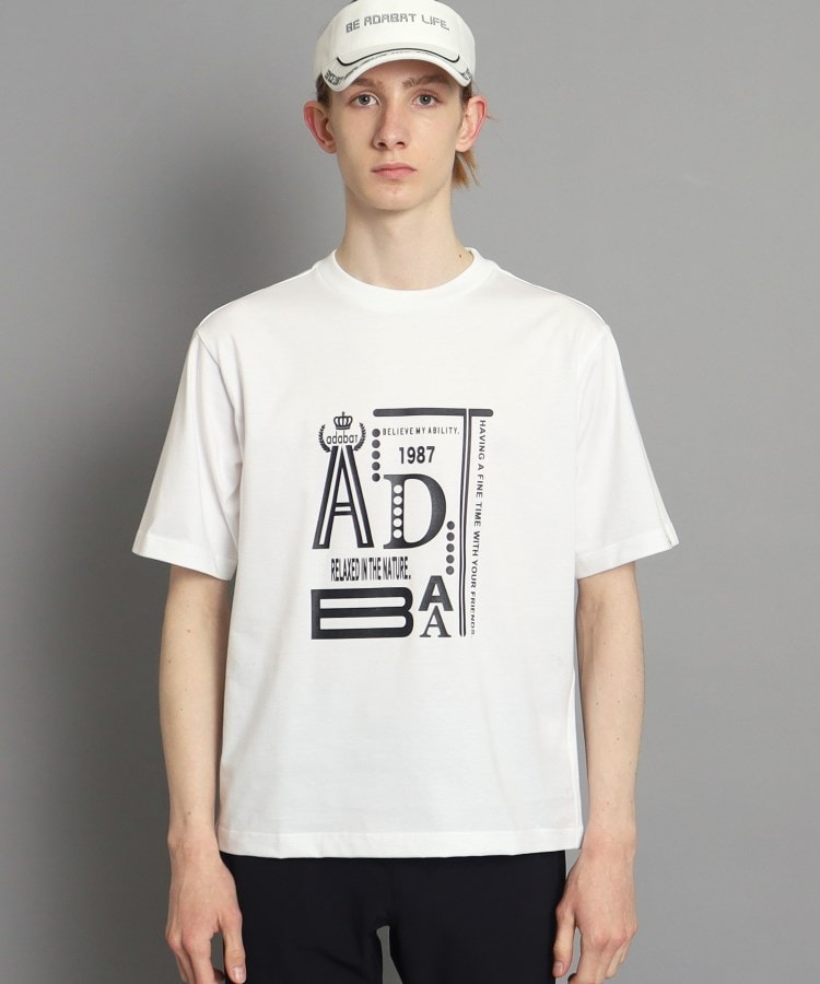 アダバット(メンズ)(adabat(Men))のロゴデザイン組み合わせ 半袖Tシャツ9