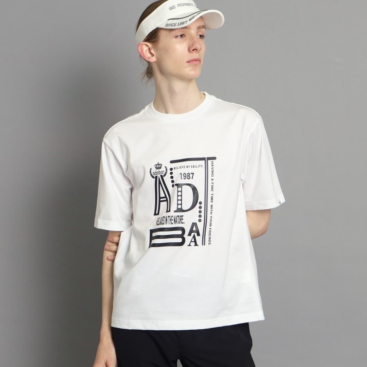 アダバット(メンズ)(adabat(Men))のロゴデザイン組み合わせ 半袖Tシャツ