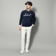 アダバット(メンズ)(adabat(Men))の【新レーベル ADABAT NAVY】ウォッシャブル素材 アダバットサインロゴニット16
