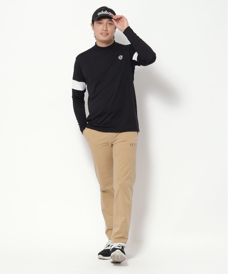 アダバット(メンズ)(adabat(Men))の【新レーベル ADABAT NAVY】UVカット/吸水速乾 アームラインモックネックプルオーバー15