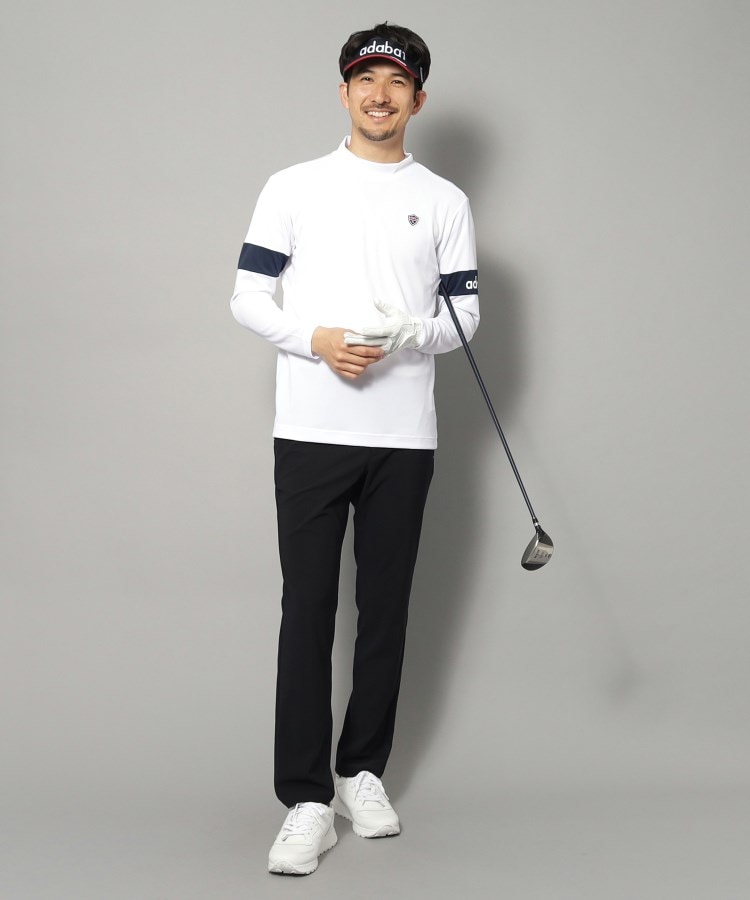 アダバット(メンズ)(adabat(Men))の【新レーベル ADABAT NAVY】UVカット/吸水速乾 アームラインモックネックプルオーバー7