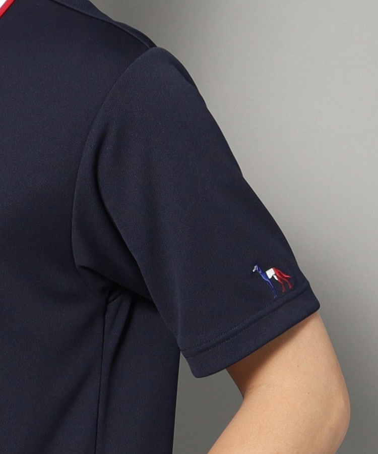 アダバット(メンズ)(adabat(Men))の【新レーベル ADABAT NAVY】UVカット/吸水速乾 クレリックドライポロシャツ35