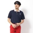アダバット(メンズ)(adabat(Men))の【新レーベル ADABAT NAVY】UVカット/吸水速乾 クレリックドライポロシャツ23