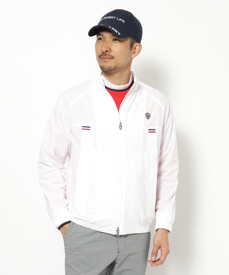 アダバット(メンズ)(adabat(Men))の【新レーベル ADABAT NAVY】撥水加工 ストレッチジップアップブルゾン4