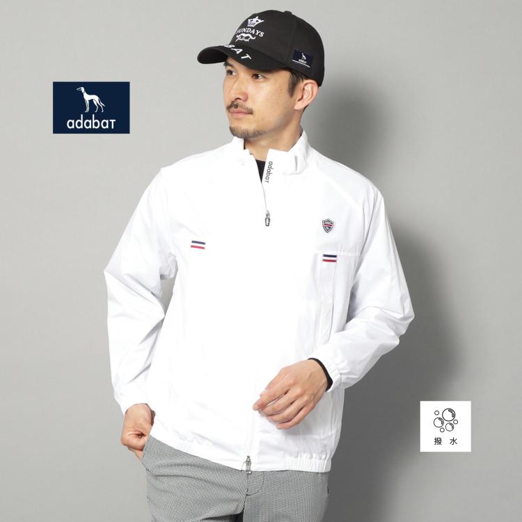 アダバット(メンズ)(adabat(Men))の【新レーベル ADABAT NAVY】撥水加工 ストレッチジップアップブルゾン ブルゾン/ジャンバー