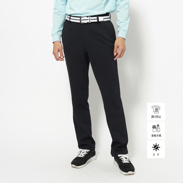 アダバット(メンズ)(adabat(Men))のUVカット/接触冷感/透け防止 クールタッチUVテーパードパンツ フルレングスパンツ