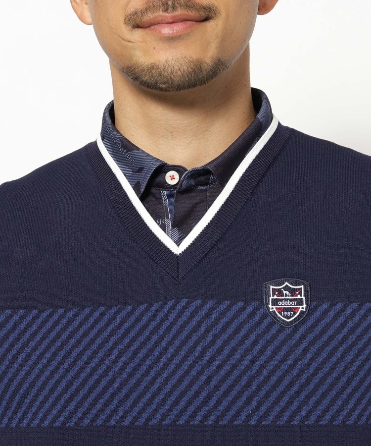 アダバット(メンズ)(adabat(Men))のウォッシャブルニットベスト13