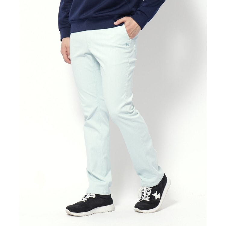 アダバット(メンズ)(adabat(Men))のシャンブレードビーテーパードパンツ フルレングスパンツ