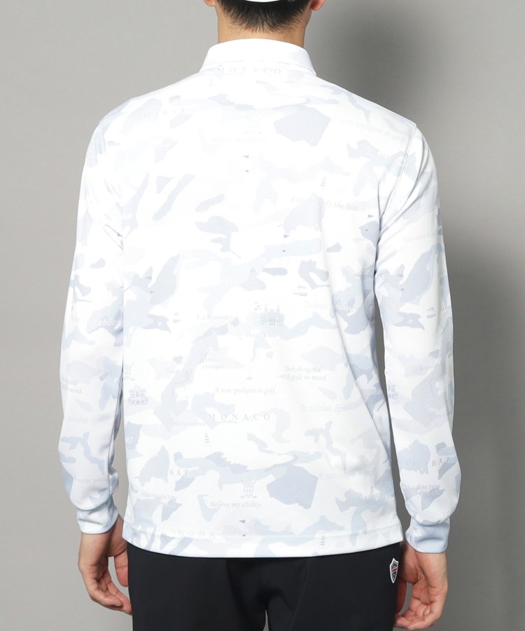 アダバット(メンズ)(adabat(Men))の【新レーベル ADABAT NAVY】UVカット/吸水速乾 モナコリンクス長袖ポロシャツ20