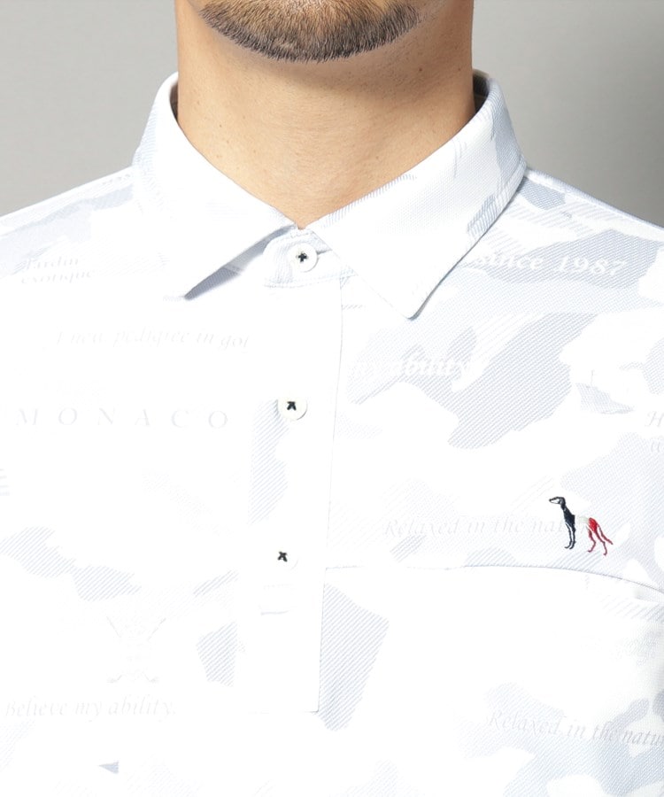 アダバット(メンズ)(adabat(Men))の【新レーベル ADABAT NAVY】UVカット/吸水速乾 モナコリンクス長袖ポロシャツ21