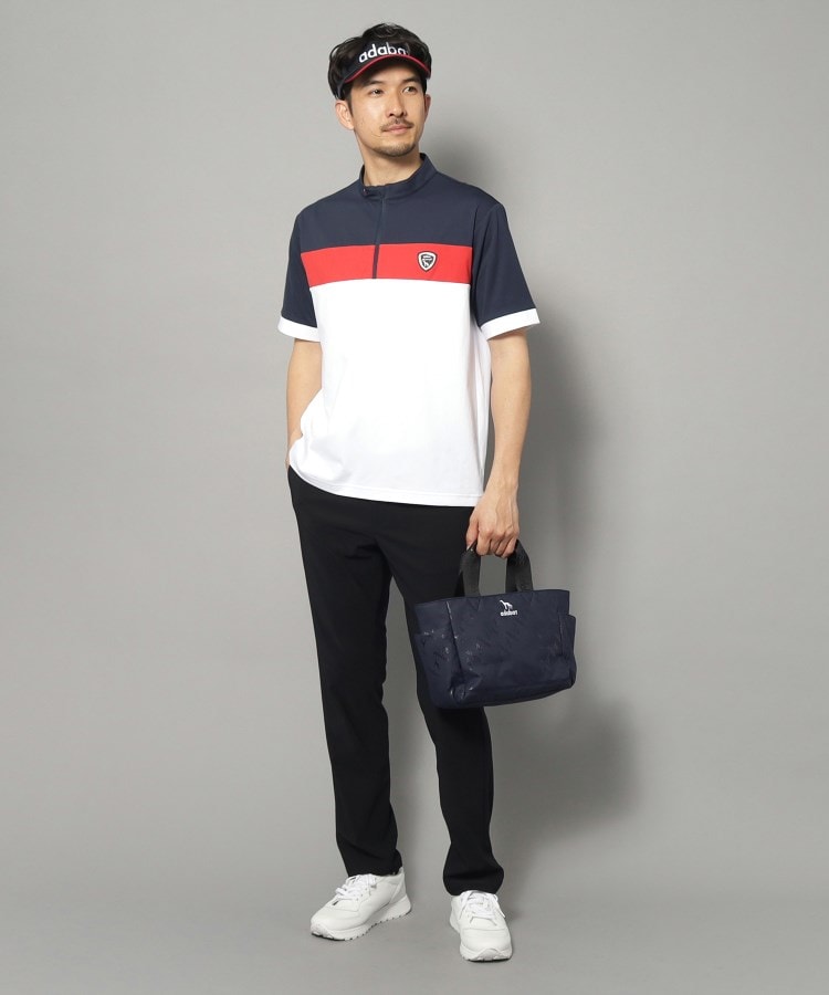 アダバット(メンズ)(adabat(Men))の【新レーベル ADABAT NAVY】UVカット/吸水速乾 ドライハーフジッププルオーバー5
