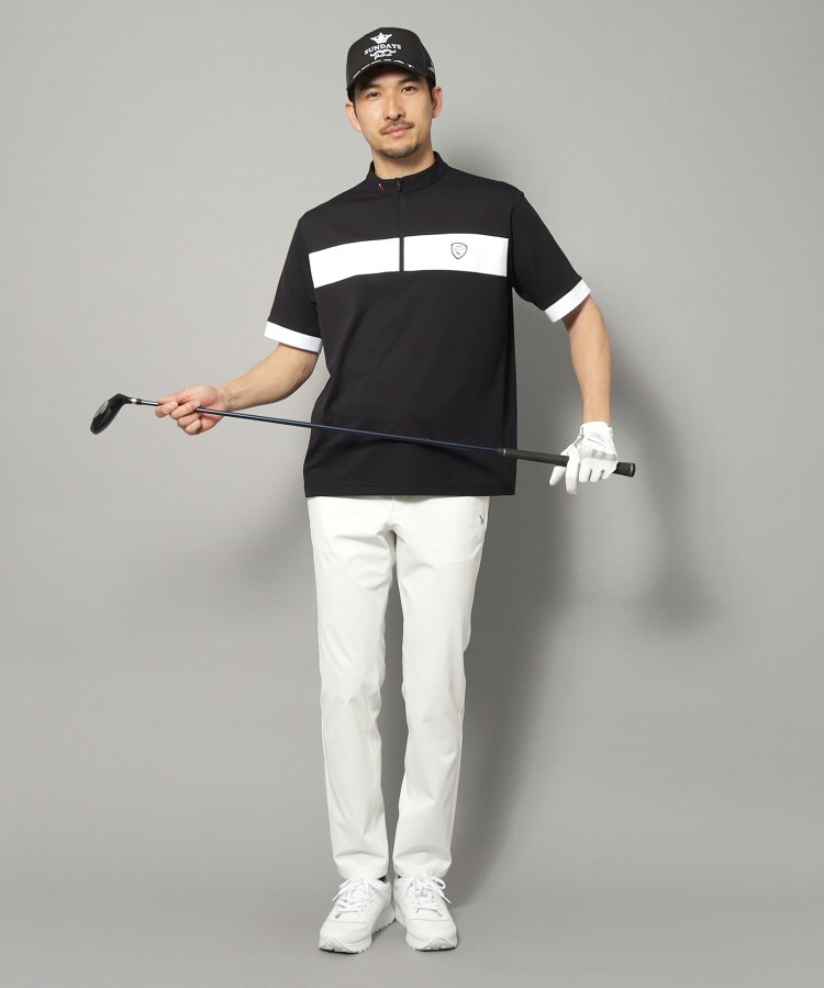 アダバット(メンズ)(adabat(Men))の【新レーベル ADABAT NAVY】UVカット/吸水速乾 ドライハーフジッププルオーバー15