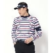 アダバット(メンズ)(adabat(Men))の【新レーベル ADABAT NAVY】UVカット/吸水速乾 マルチボーダープルオーバー3
