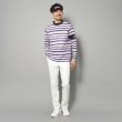 アダバット(メンズ)(adabat(Men))の【新レーベル ADABAT NAVY】UVカット/吸水速乾 マルチボーダープルオーバー6