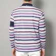 アダバット(メンズ)(adabat(Men))の【新レーベル ADABAT NAVY】UVカット/吸水速乾 マルチボーダープルオーバー11