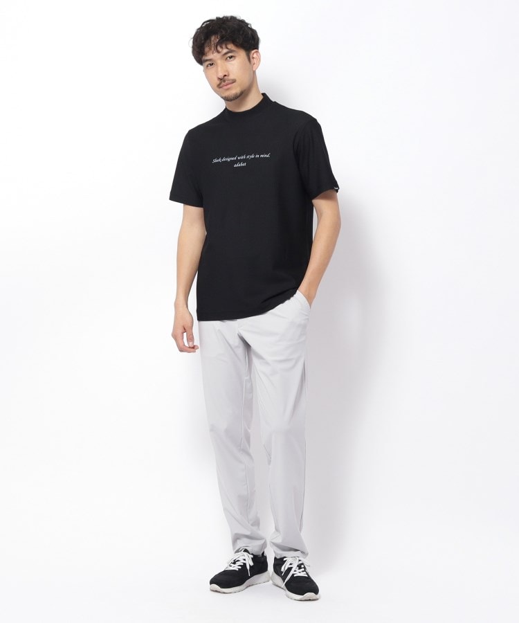 アダバット(メンズ)(adabat(Men))のドライワッフルモックネックT6